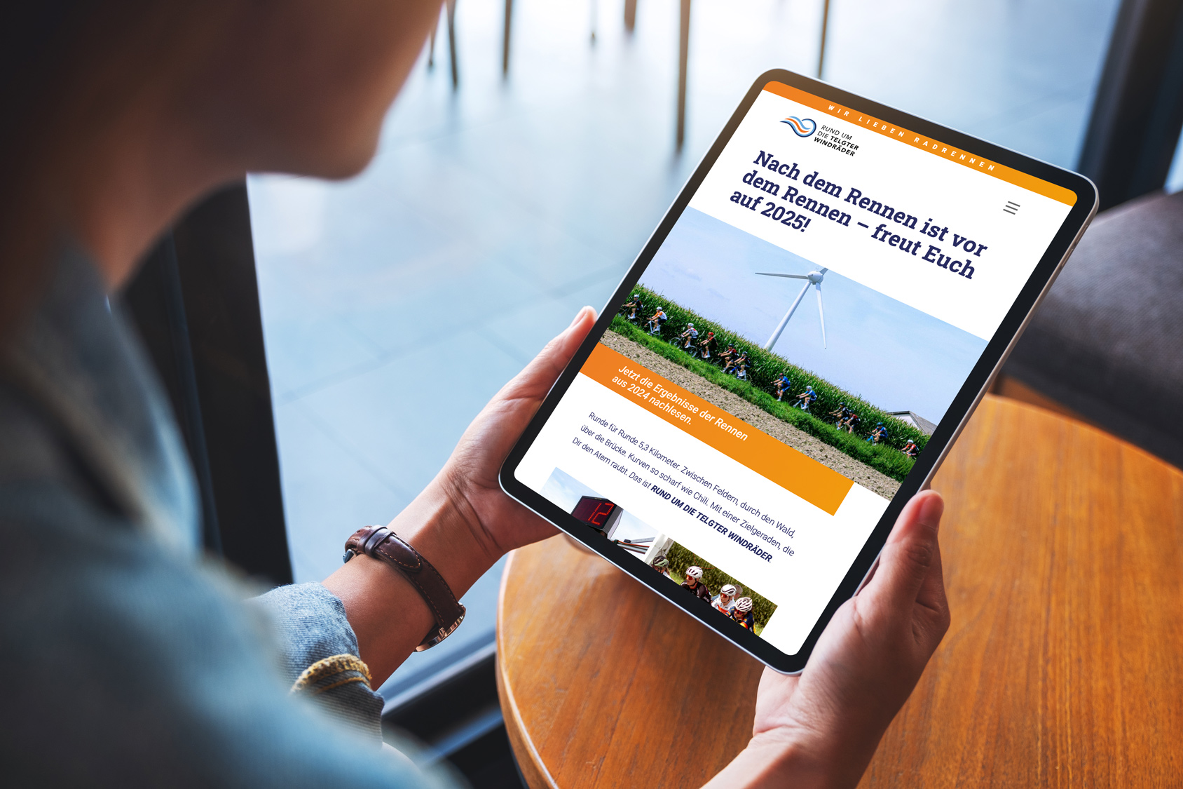 Website „Rund um die Telgter Windräder”